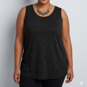 😍SHOW SPECIAL ATHLETIC WORKS Dark Grey  Racer Back Athletic Top 3X